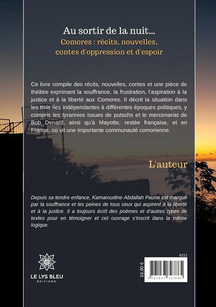 Produktbild: Kamaroudine Abdallah Paune: Au sortir de la nuit...
