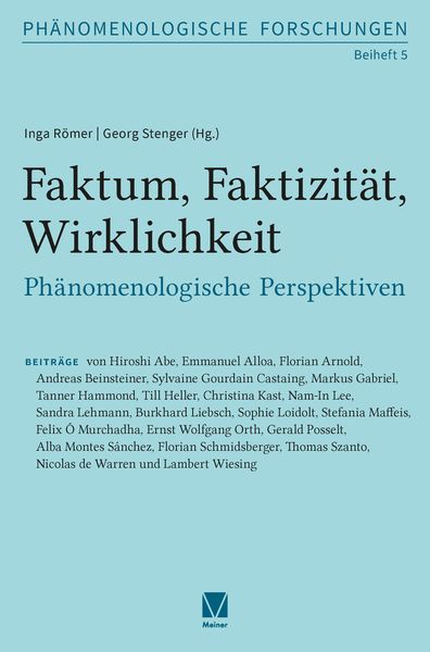 Produktbild: Faktum, Faktizit&auml;t, Wirklichkeit