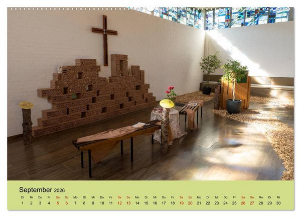 Produktbild: Pilgern im Waldecker Upland (hochwertiger Premium Wandkalender 2026 DIN A2 quer), Kunstdruck in Hochglanz