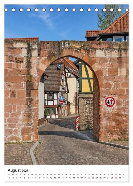 Produktbild: Gelnhausen Stadt vertikal (Tischkalender 2027 DIN A5 hoch), CALVENDO Monatskalender
