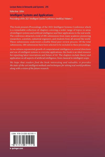 Produktbild: Intelligent Systems and Applications