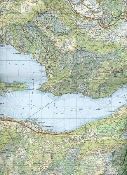 Produktbild: Swisstopo 1 : 50 000 Vierwaldst&auml;ttersee