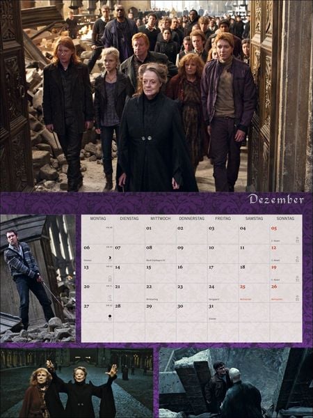 Produktbild: Harry Potter Broschur XL Kalender 2027