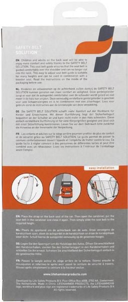 Produktbild: LifeHammer 19161 SAFETY BELT SOLUTION Sicherheitsgurtf&uuml;hrung Kinder, Erwachsene 1St.