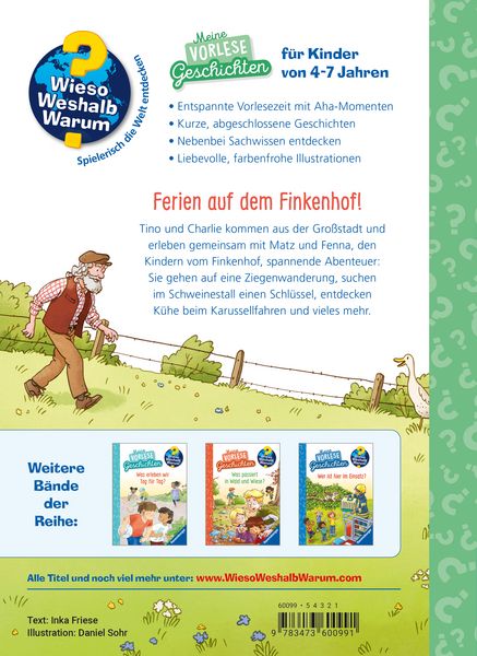 Produktbild: Wieso? Weshalb? Warum? Meine Vorlesegeschichten, Band 4 - Was entdecken wir auf dem Bauernhof?
