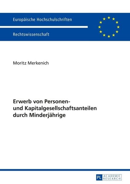 Produktbild: Erwerb von Personen- und Kapitalgesellschaftsanteilen durch Minderj&auml;hrige