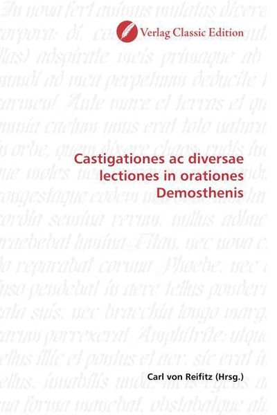 Produktbild: Castigationes ac diversae lectiones in orationes Demosthenis