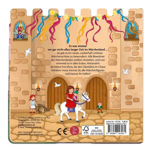 Produktbild: TR&Ouml;TSCH - Pappenbuch Das wimmelige M&auml;rchenschloss| Ab 3 Jahren