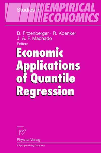 Produktbild: Economic Applications of Quantile Regression