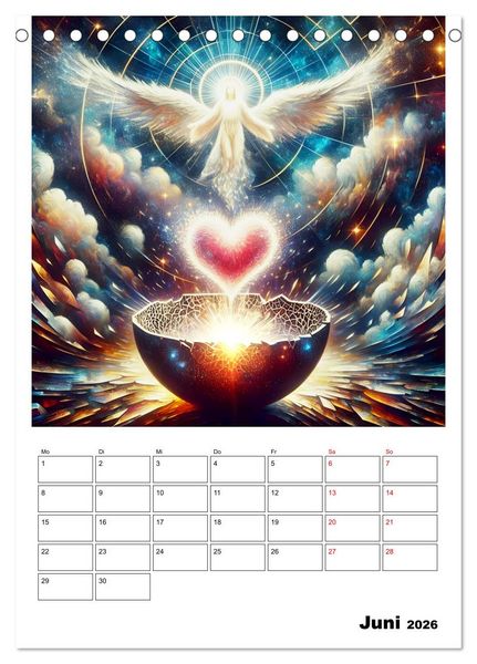 Produktbild: Erneuerung im Licht (Tischkalender 2026 DIN A5 hoch), CALVENDO Monatskalender