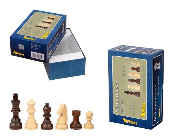 Produktbild: Schachfiguren Jovinus, K&ouml;nigsh&ouml;he 76 mm, in Set-Up Box