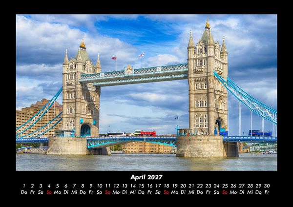 Produktbild: London 2027 Fotokalender DIN A3