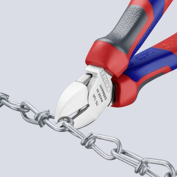 Produktbild: Knipex 70 05 160 Werkstatt Seitenschneider mit Facette 160mm