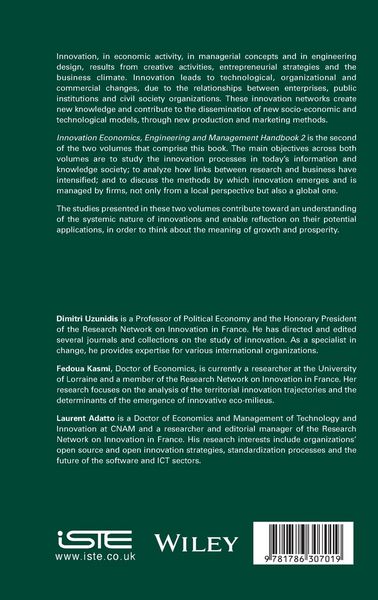 Produktbild: Innovation Economics, Engineering and Management Handbook 2