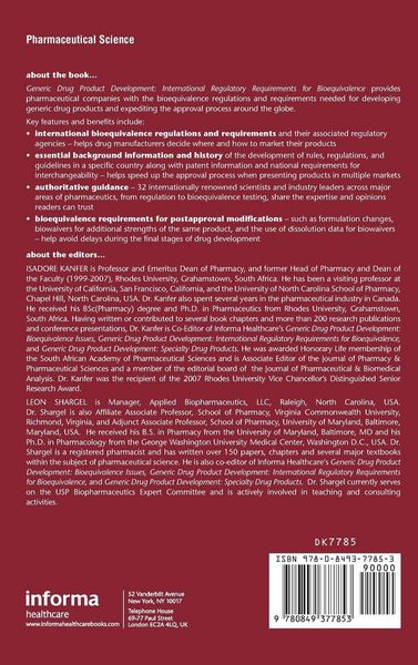 Produktbild: Generic Drug Product Development