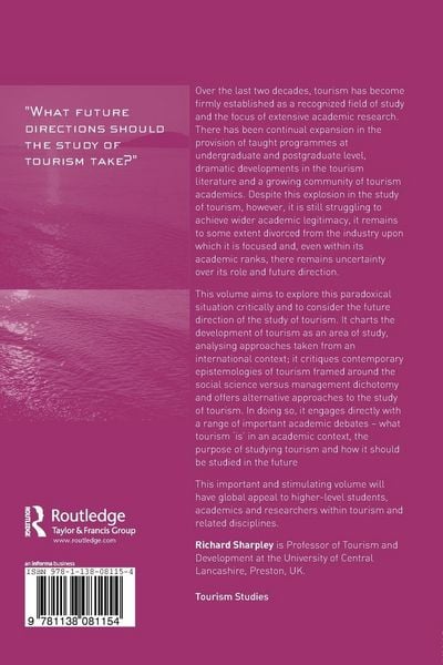 Produktbild: The Study of Tourism