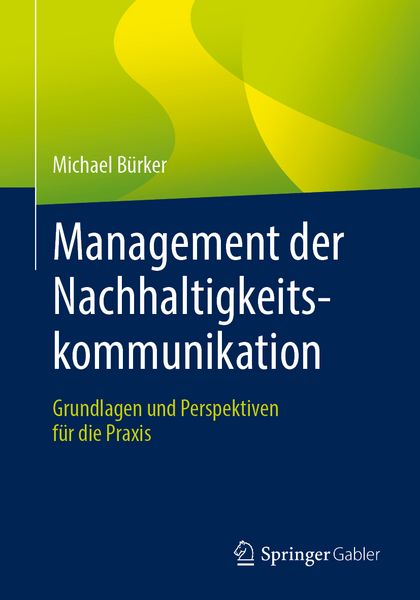Produktbild: Management der Nachhaltigkeitskommunikation