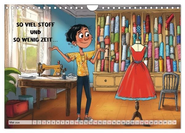 Produktbild: Fr&ouml;hlich eingef&auml;delt (Wandkalender 2026 DIN A4 quer), CALVENDO Monatskalender