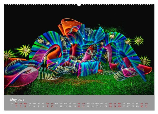 Produktbild: Light is Life and Fun (Wall Calendar 2026 DIN A2 landscape), CALVENDO 12 Month Wall Calendar