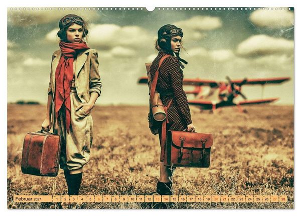 Produktbild: Mit Charme und Propeller (hochwertiger Premium Wandkalender 2027 DIN A2 quer), Kunstdruck in Hochglanz