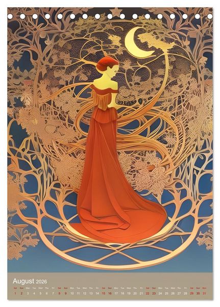 Produktbild: Hidden Beauty (Desk Calendar 2026 DIN A5 portrait), CALVENDO 12 Month DeskCalendar