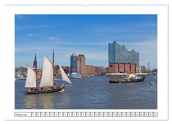 Produktbild: Hansest&auml;dte in Norddeutschland (Wandkalender 2026 DIN A2 quer), CALVENDO Monatskalender