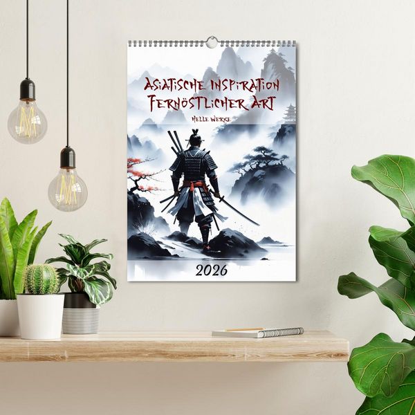 Produktbild: Asiatische Inspiration Fern&ouml;stlicher Art - Helle Werke (Wandkalender 2026 DIN A3 hoch), CALVENDO Monatskalender