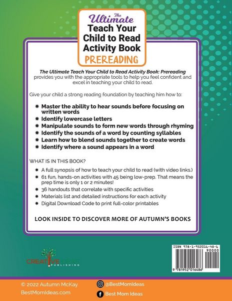 Produktbild: The Ultimate Teach Your Child to Read Activity Book - Prereading