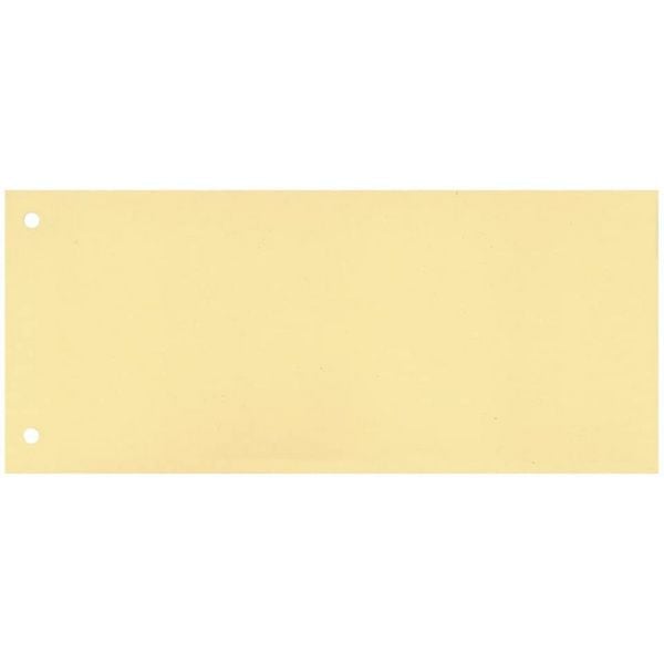 Produktbild: Q-Connect KF00516 Trennstreifen 190 g/qm Karton - gelb, 100 St&uuml;ck