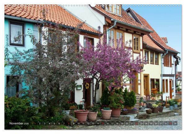 Produktbild: Malerisches Quedlinburg (Wandkalender 2026 DIN A2 quer), CALVENDO Monatskalender