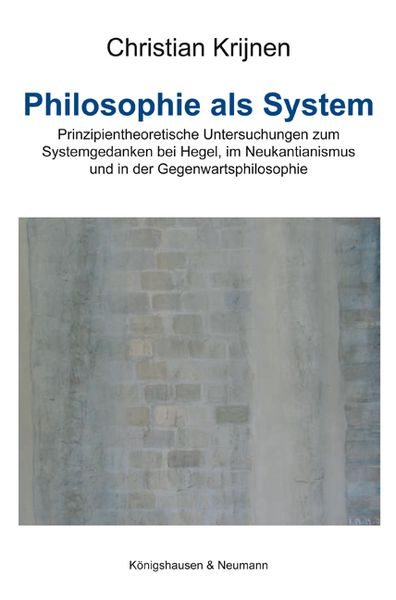 Produktbild: Philosophie als System