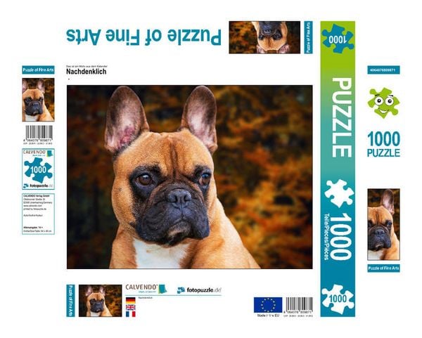 CALVENDO Puzzle Nachdenklich | 1000 Teile Lege-Größe 64x48cm Foto-Puzzle für glückliche Stunden