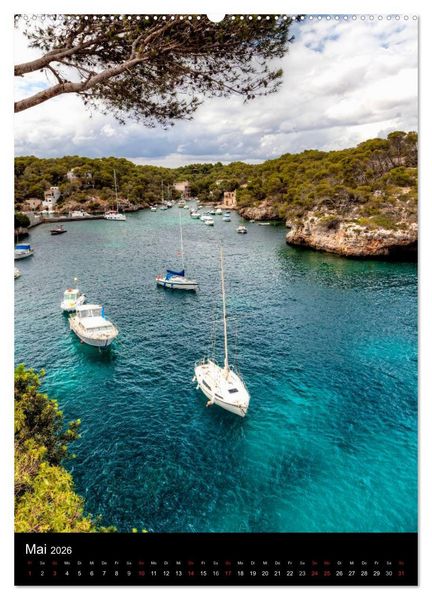 Produktbild: Mallorca - Sehnsucht nach der Insel (hochwertiger Premium Wandkalender 2026 DIN A2 hoch), Kunstdruck in Hochglanz
