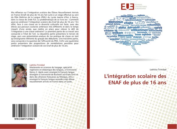 Produktbild: L'int&eacute;gration scolaire des ENAF de plus de 16 ans