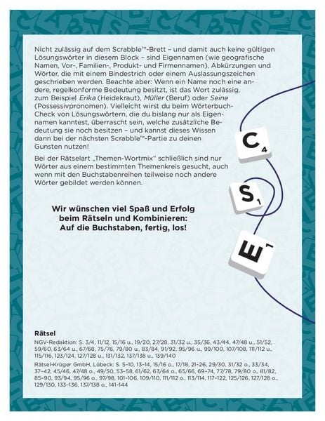 Produktbild: Scrabble&trade;-R&auml;tselblock "to go"