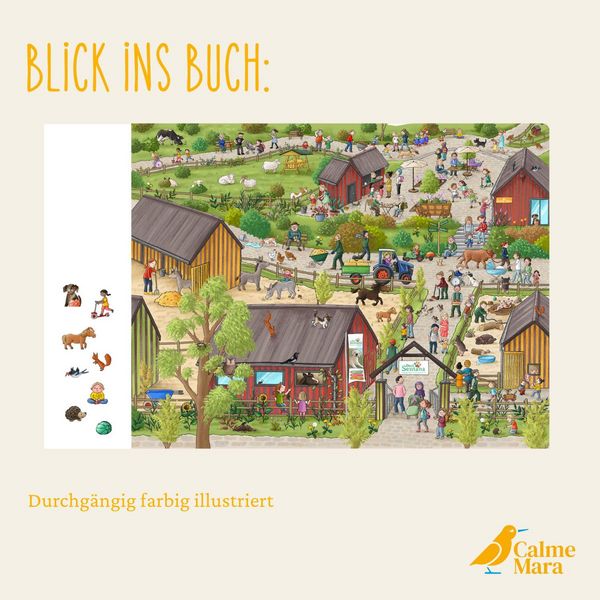 Produktbild: Mein Wimmelbuch vom Tierschutzhof