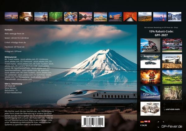 Produktbild: Japan - Im Land der aufgehenden Sonne - 2027 - Kalender DIN A2
