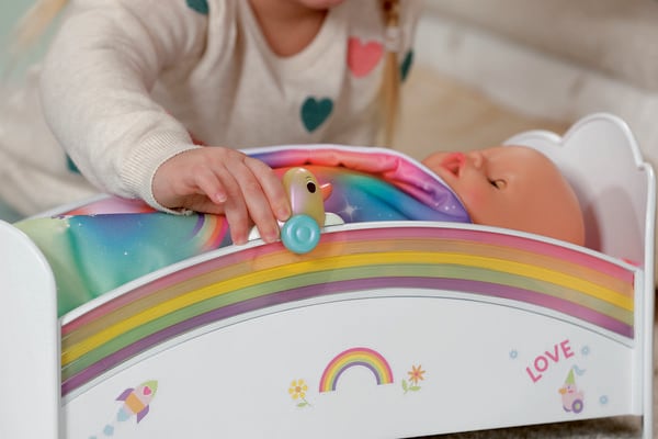 Produktbild: BABY born Regenbogen Bett