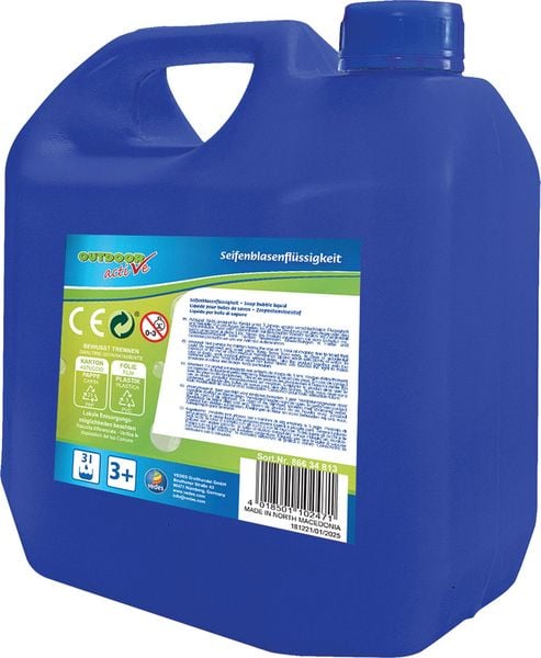 Produktbild: Outdoor active Seifenblasenfl&uuml;ssigkeit, 3 Liter Kanister