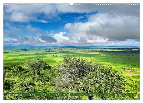 Produktbild: Im Einklang mit der Natur - Soroi Lions Bluff Lodge Kenia (hochwertiger Premium Wandkalender 2026 DIN A2 quer), Kunstdruck in Hochglanz
