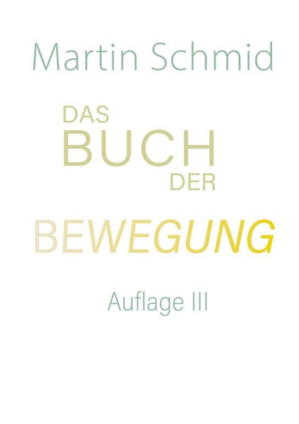Produktbild: Das Buch der Bewegung