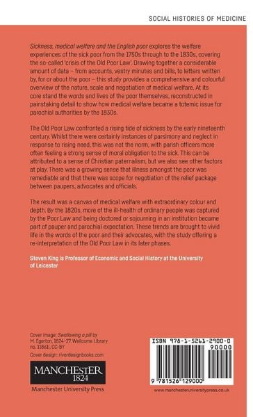 Produktbild: Sickness, medical welfare and the English poor, 1750-1834