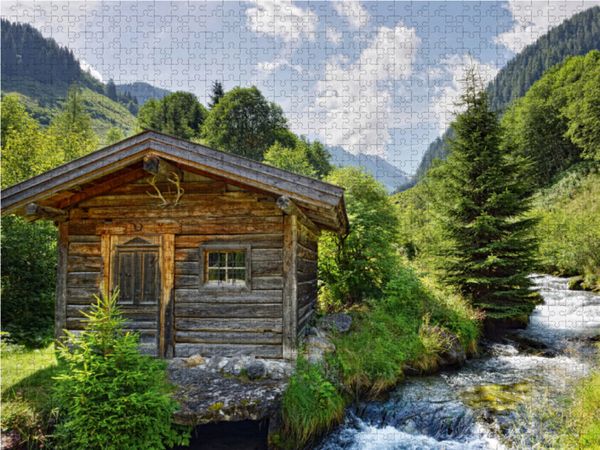 Produktbild: CALVENDO Puzzle Berglandschaft Schwarzachtal in Tirol 1000 Teile Lege-Gr&ouml;&szlig;e 64 x 48 cm Foto-Puzzle Bild von Anja Frost