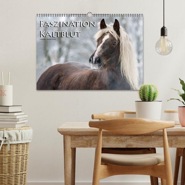 Produktbild: Faszination Kaltblut (Wandkalender 2026 DIN A3 quer), CALVENDO Monatskalender
