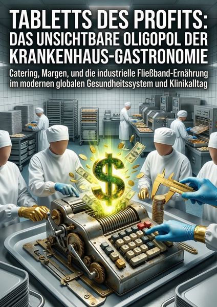 Produktbild: Tabletts des Profits: Das unsichtbare Oligopol der Krankenhaus-Gastronomie