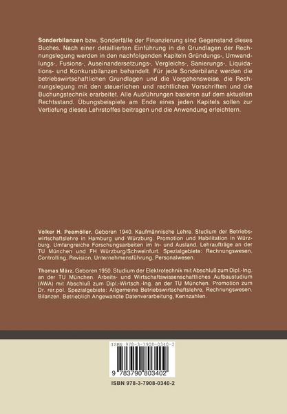 Produktbild: Sonderbilanzen