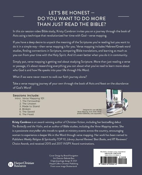 Produktbild: A Verse Mapping Acts Bible Study Guide
