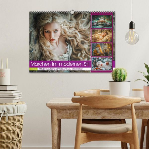 Produktbild: M&auml;rchen im modernen Stil (Wandkalender 2026 DIN A3 quer), CALVENDO Monatskalender