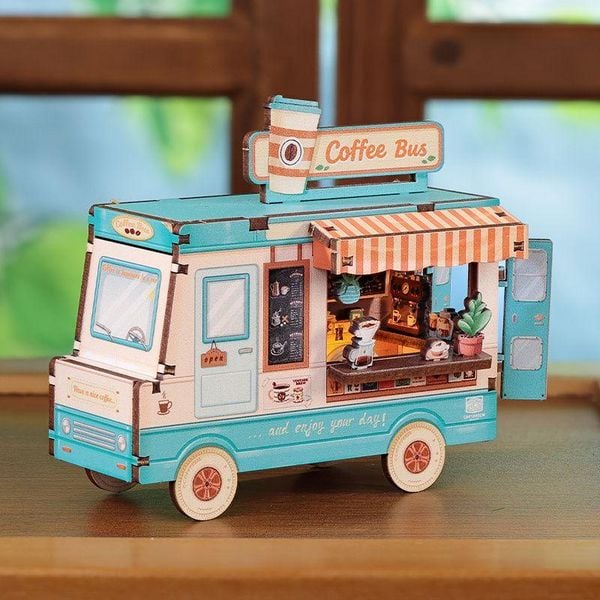 Produktbild: Mini-Booknook Caf&eacute; Bus