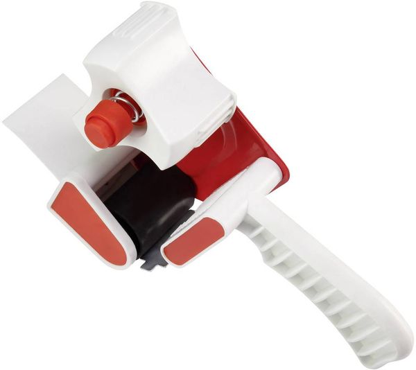 TOOLCRAFT Dispensatore Per Nastro Adesivo - Larghezza Max 50 Mm - Colore Rosso E Bianco